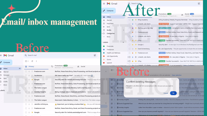 Outstanding inbox management 
