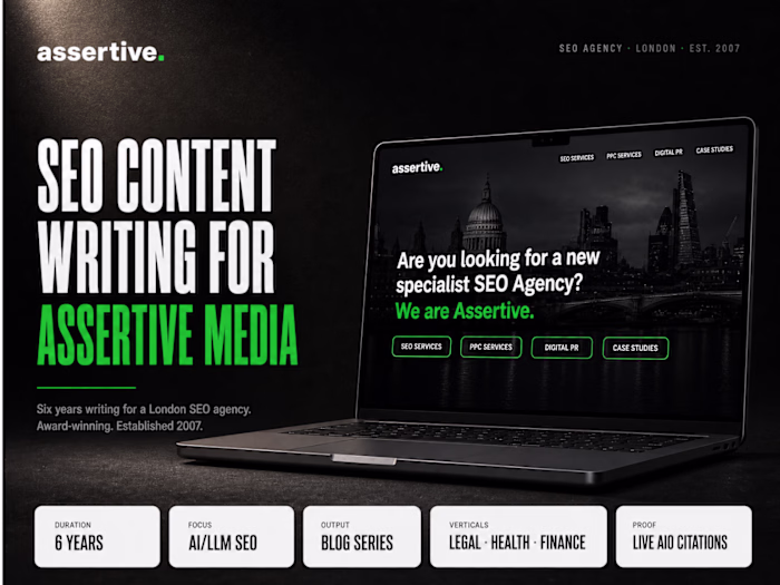 SEO Content Development for Assertive Media