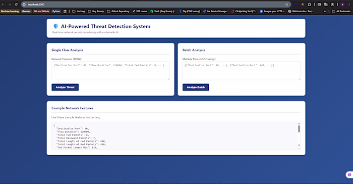 Developed an AI threat detection