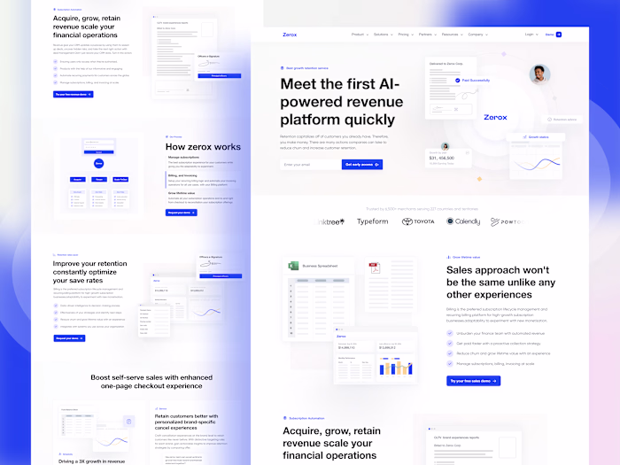 AI Powerd Website - Saas Design