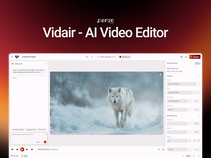 Editing videos by describing what