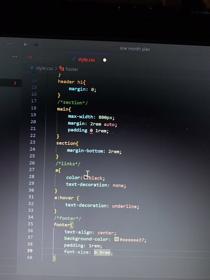 A portfolio built from scratch