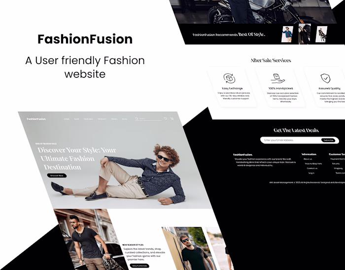 Presenting my latest fashion e-commerce website design.