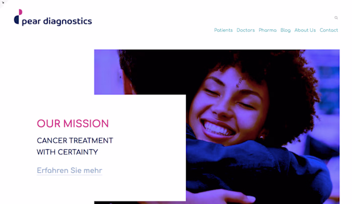 Brand Identity and Web Presence for Pear Diagnostics