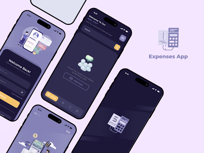 UI/UX Design & Frontend Structure for Personal Finance App
