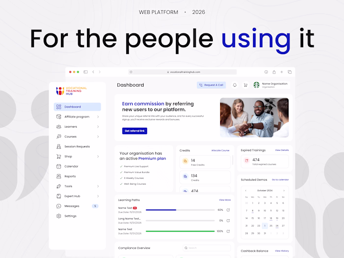 UX UI Audit & Redesign for a Corporate Learning Platform