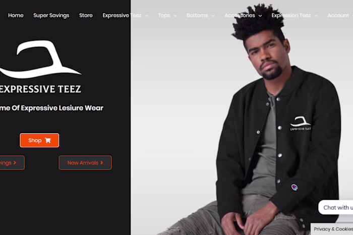 Expressive Teez - Website Development