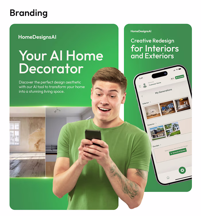 Home Design AI | Mobile App UI/UX Design