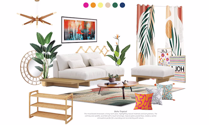 Interior design Mood board