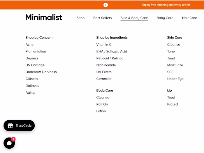 Improve the navigation and the speed for the site