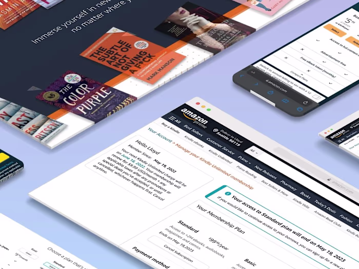 UX Design + Creative Strategy (Amazon)