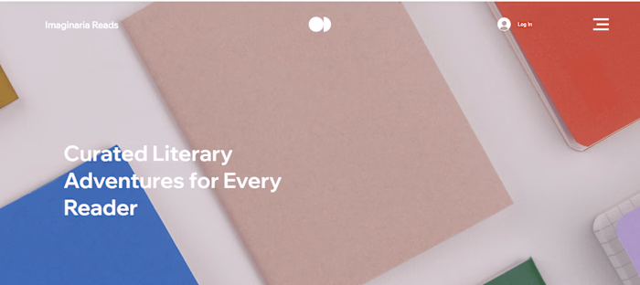 Website Design for Imaginaria Reads