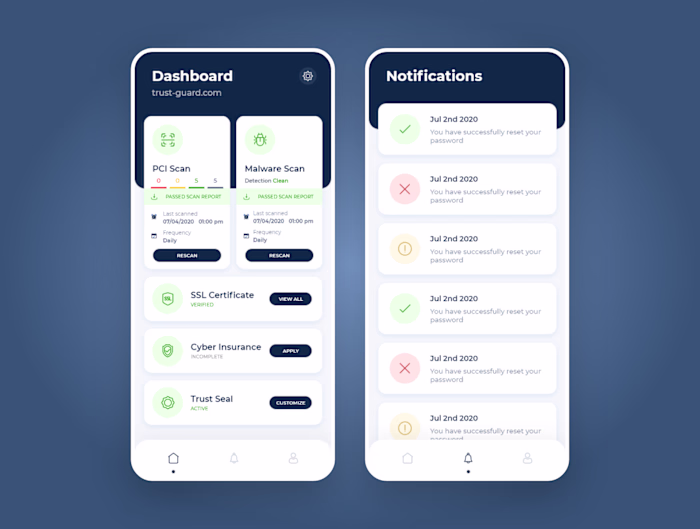 Trustguard - Web security and protection app
