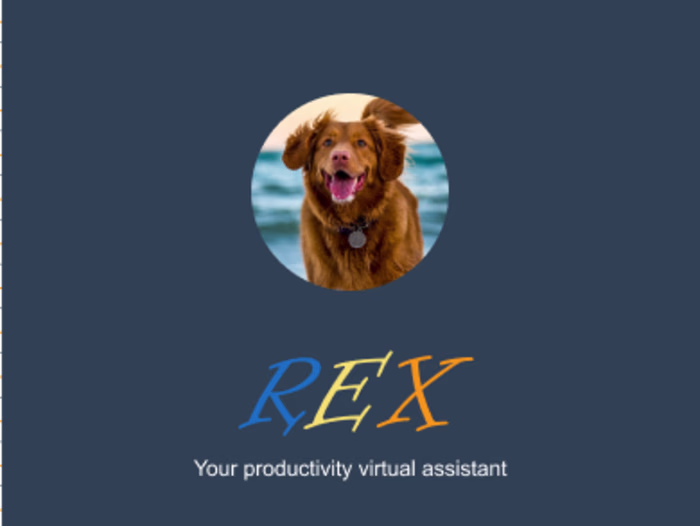 REX – Your Virtual Productivity Dog