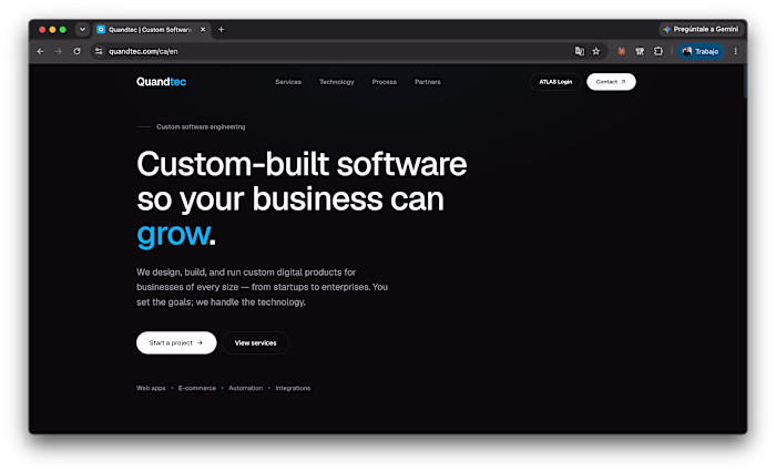Corporate Website for Software Engineering