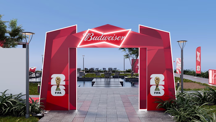 3D Design Floorplan for BUDWEISER X FIFA World CUP 2026