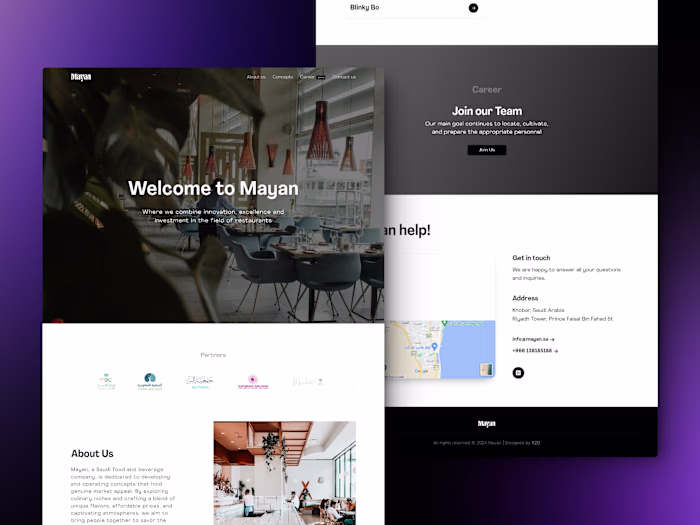 Landing page Design