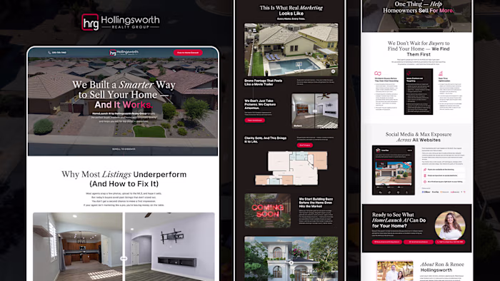 Realtor Conversion Landing Page