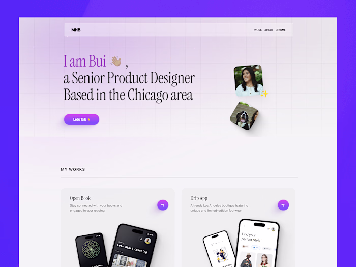 Portfolio (CMS) website Design with Framer