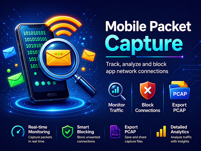 📱 Mobile Packet Capture &