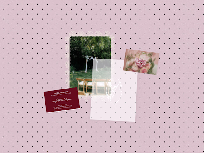 Wedding Planner Brand Identity Design | Amora Weddings Branding