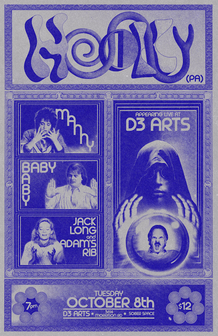 Hooky at D3 Arts – Show Poster Design