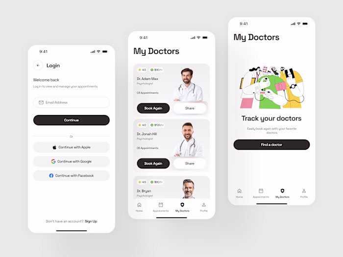 Doctor Booking App | Mobile app