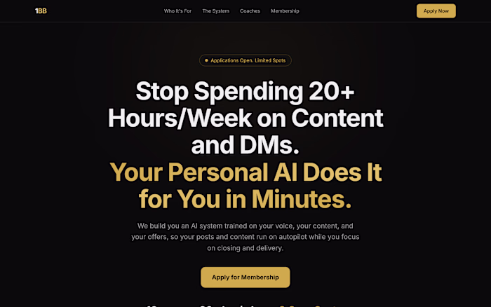 1BB — 1 Button Business