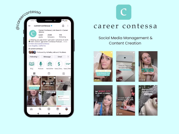 Social Content Lead - Career Contessa 