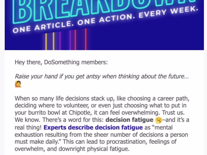 Copywriting and Email Newsletter for Nike's HR Transformation 