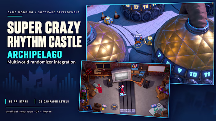 Super Crazy Rhythm Castle Archipelago — Game Integration