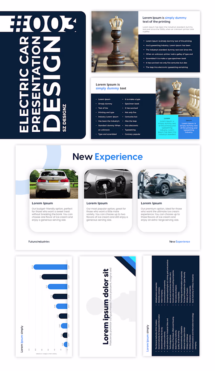 Presentation Template for an Electric Car Company