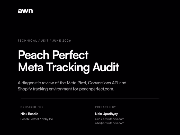 Meta Tracking Audit (Women's Health DTC, $20M+ Brand)
