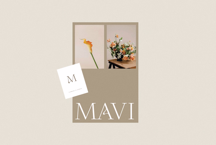 Mavi Floral Brand Identity
