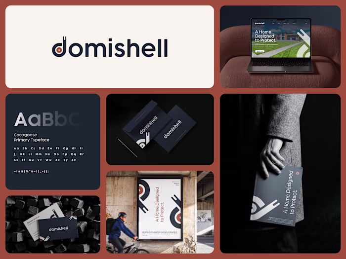 Domishell | Real Estate Brand Identity & Logo Design