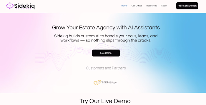 Built an AI voice agent using Retell AI for a residential es...