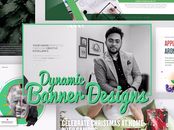 Dynamic Banner Designs for Digital & Physical Spaces