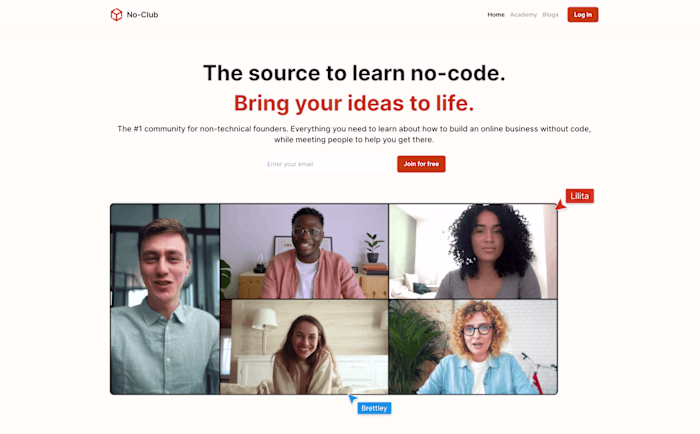 No-Club | Tech Community Platform MVP