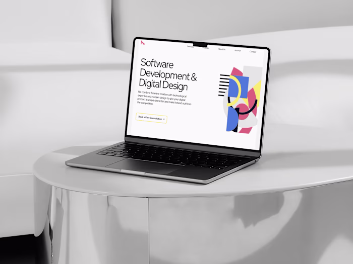 Web Design for a women-led Software House 'High Heels Code'