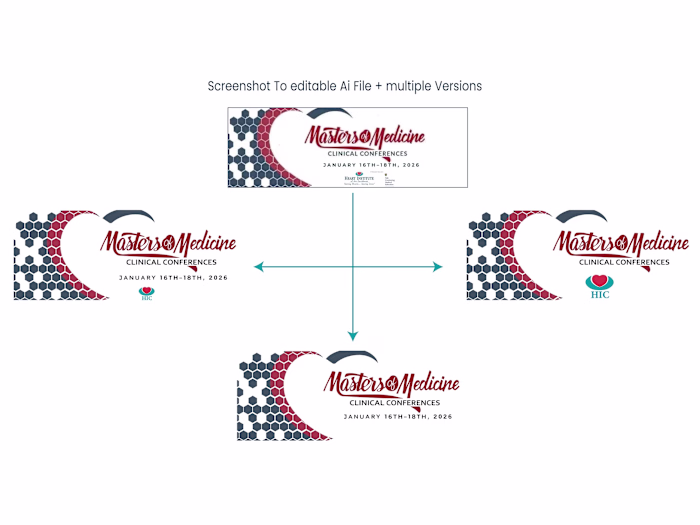 Logo recreation/ vector trace & enhancement 