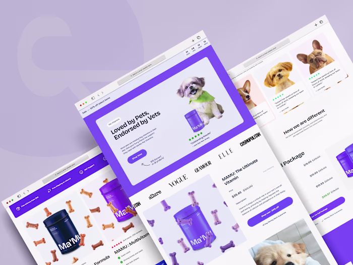 Landing Page Design for Shopify | Built with Instant