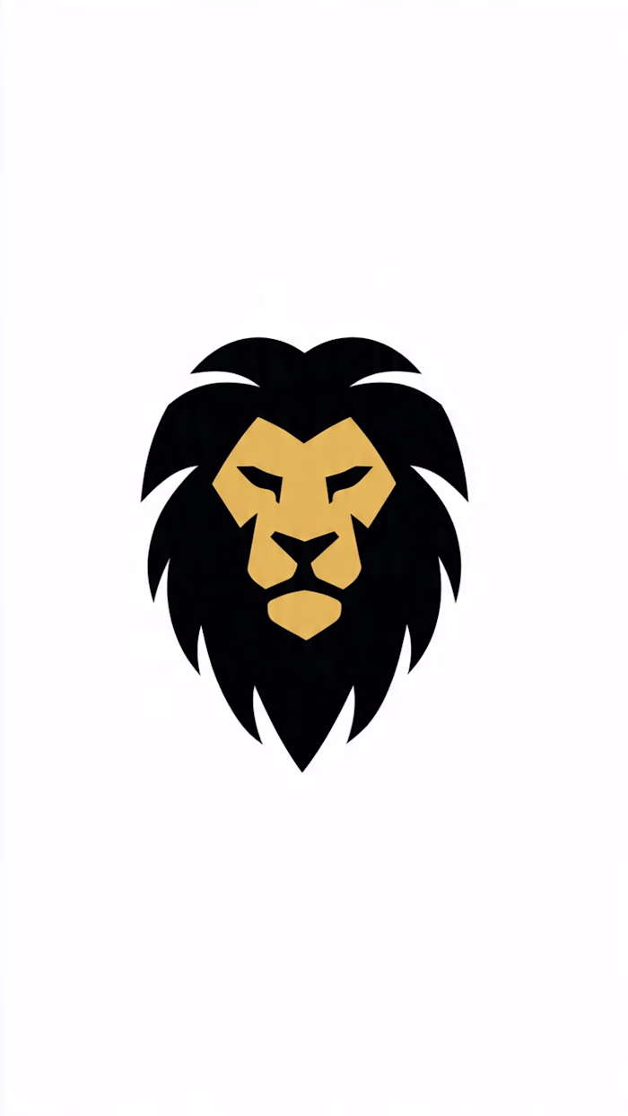 Title: Minimalist Lion Logo Design
Description: