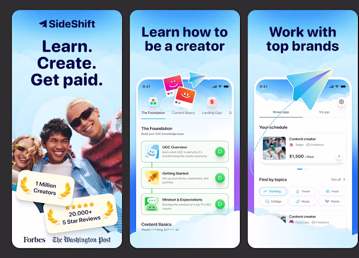 Mobile App Design - SideShift
