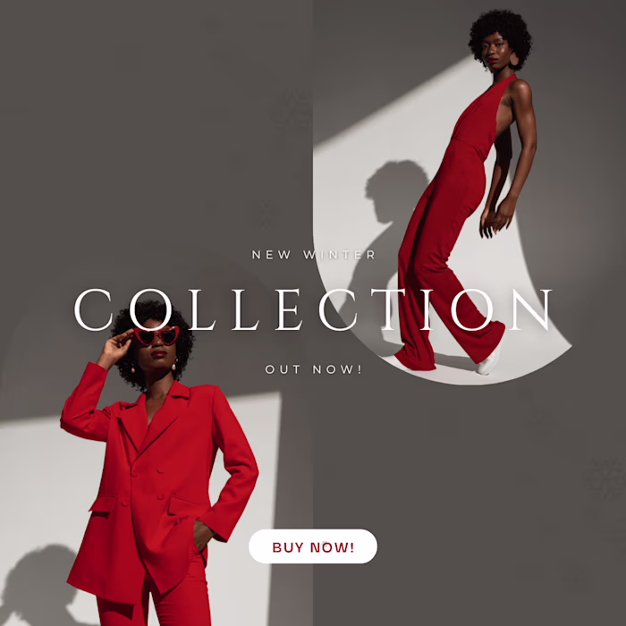 Eye-Catching Advertisement Designs for Fashion Retailer