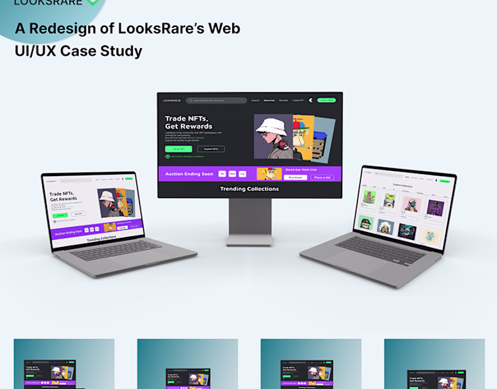 Redesign of Looksrare NFT marketplace :: Behance