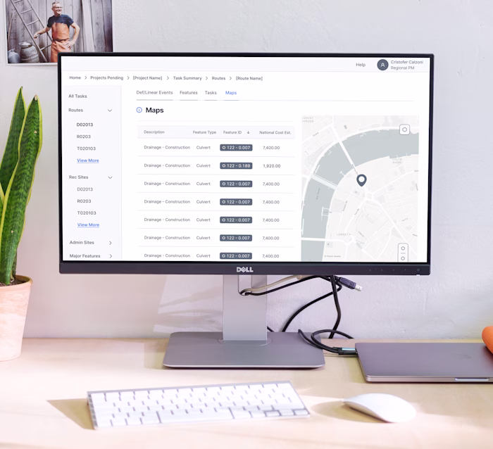 NAMP UX Redesign for U.S. Forest Service