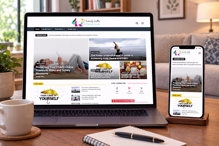 Modern Fashion & Lifestyle Blog Site Built on WordPress