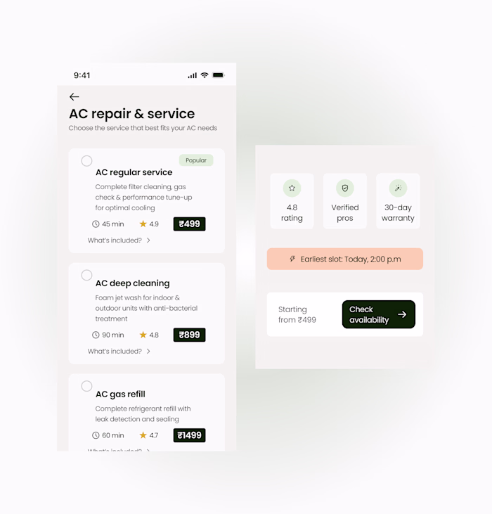 Reduce Booking Abandonment for Local Services App