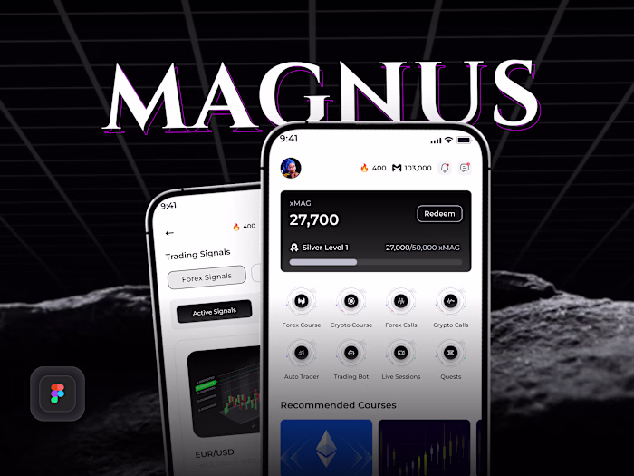 Crypto & Stock Trading Mobile App UI/UX Design