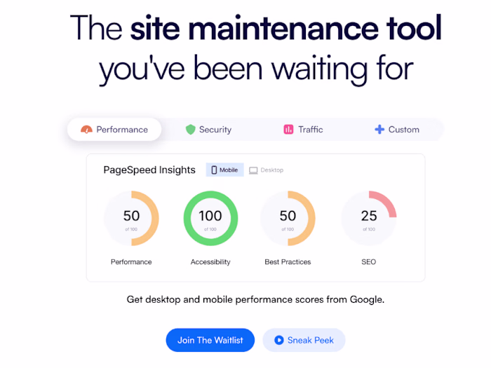 SiteKeep: A Comprehensive Website Maintenance SaaS